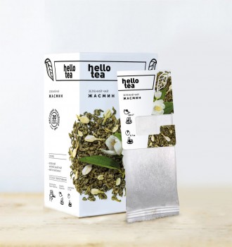 Чай зелёный Hello Tea Жасмин 20шт. Киев. фото 1 Чай зелёный Hello Tea Жасмин 20шт. Киев. фото 1