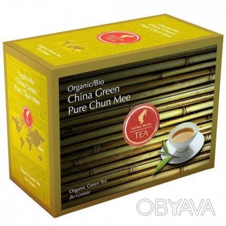 Чай органический зеленый Bio Зеленый Китайский Чун Ми Julius Meinl, 20х3,25 г в . . фото 1