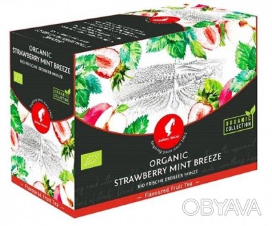 Чай органический фруктовый Bio Клубнично-мятный бриз Julius Meinl, в пакетиках 2. . фото 1