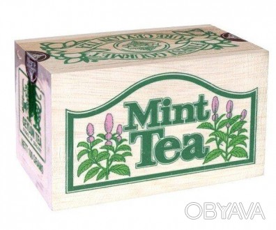 Черный чай Мята Млесна, 100г, в деревянной коробке Mlesna – это элитный сорт цей. . фото 1