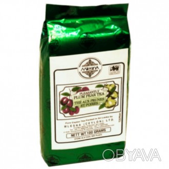 Зеленый чай Слива-груша Млесна, 100г, в пакете из фольги Mlesna – это элитный со. . фото 1