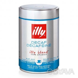 Кофе в зернах ILLY Espresso Decoffeinate ж/б 0,25 кг Если Вы предпочитаете кофе . . фото 1