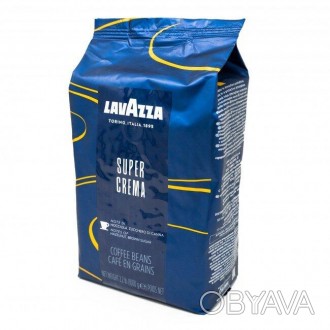 Кофе LAVAZZA SUPER CREMA 1кг Lavazza Super Crema — смесь со средней степенью кур. . фото 1