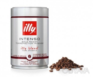 Кофе в зернах ILLY Espresso Dark (Intenso) ж/б 0,25 кг Кофе ILLY Espresso Dark э. . фото 1