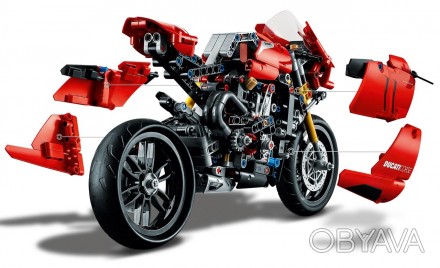 
	Lego Technic Ducati Panigale V4 R 42107
 
	Слышишь рёв двигателя? Чувствуешь а. . фото 1