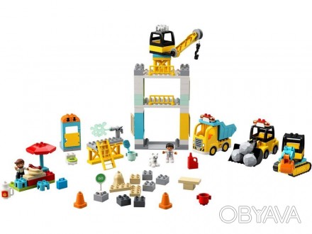 
	Lego Duplo Башенный кран на стройке 10933
 
	Маленькие строители будут целыми . . фото 1