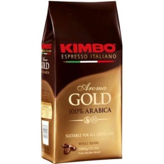 Кофе в зёрнах KIMBO AROMA GOLD 100% ARABICA 1 кг. Київ. фото 1 Кофе в зёрнах KIMBO AROMA GOLD 100% ARABICA 1 кг. Київ. фото 1