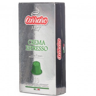 Кофе в капсулах Nespresso Carraro Crema Espresso 10шт. Київ. фото 1 Кофе в капсулах Nespresso Carraro Crema Espresso 10шт. Київ. фото 1