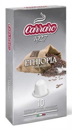 Кофе в капсулах Nespresso Carraro Ethiopia 10шт. Київ. фото 1 Кофе в капсулах Nespresso Carraro Ethiopia 10шт. Київ. фото 1