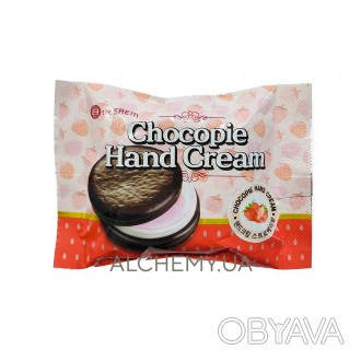 Клубничный крем для рук The Saem Chocopie Hand Cream Strawberry в оригинальном д. . фото 1