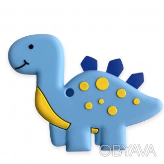 Динозавр, силиконовый прорезыватель
Силиконовые грызунки из пищевого силикона пр. . фото 1