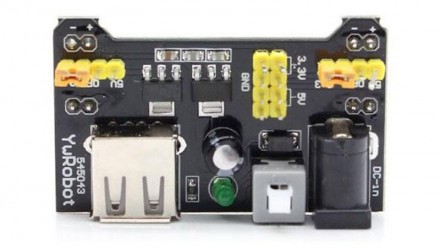 Модуль питания макетных плат MB102 3.3/5В Arduino (10380). Ивано-Франковск. фото 1 Модуль питания макетных плат MB102 3.3/5В Arduino (10380). Ивано-Франковск. фото 1