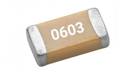 Конденсатор керамический SMD 0603 0.75pF. Цена указана за 25 штук.. . фото 2
