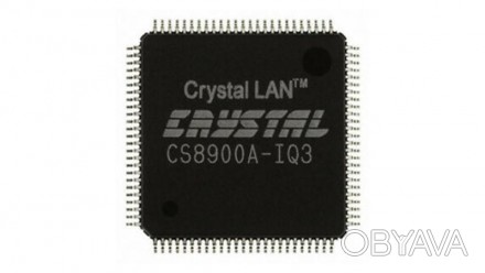  Интегральная микросхема Crystal CS8900A-IQ3Z. CS8900A - это недорогой контролле. . фото 1