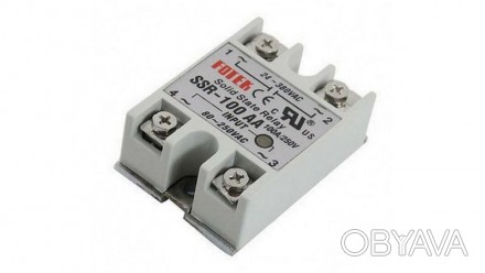 Однофазное твердотельное реле SSR-100AA 100А AC-AC (14168)