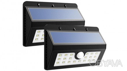  Уличный светодиодный светильник с солнечной панелью и аккумулятором 20*LED.. . фото 1