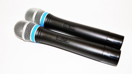 Радиосистема DM EW 100  база 2 радиомикрофона
Микрофон для вокала, пения, карао. . фото 5