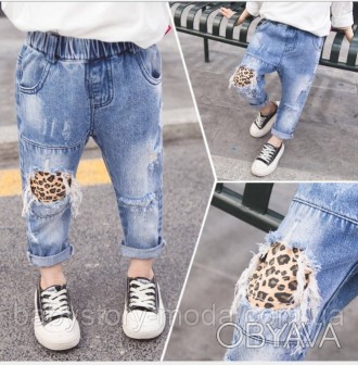 Крутые джинсы со вставками леопард
Качество отличное!
Зауженные
Карманы есть спе. . фото 1