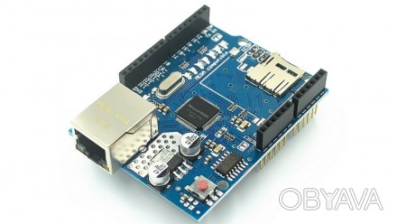 Веб-сервер шилд Ethernet Shield W5100 Arduino.. . фото 1