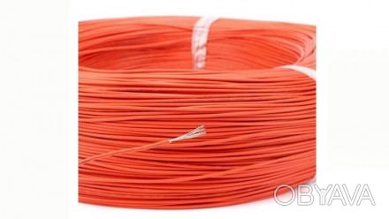 Изолированный кабель многожильный ПВХ 24AWG UL1007 красный 1м.. . фото 1