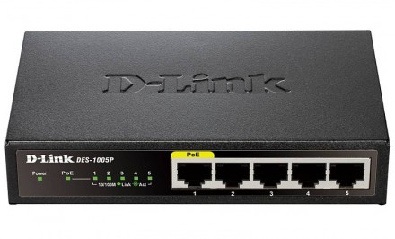 Коммутатор D-Link DES-1005P/E. Киев. фото 1 Коммутатор D-Link DES-1005P/E. Киев. фото 1