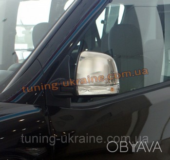  Накладки на зеркала Omsa на Fiat Doblo 2010-2014 изготовлены из пищевой нержаве. . фото 1