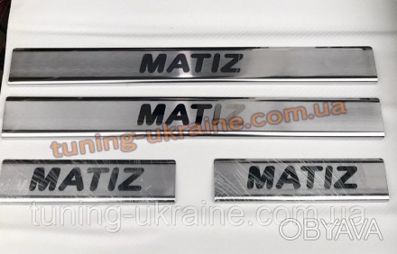
Хром накладки на пороги для Daewoo Matiz 1998-2016
комплект 4шт.
Хром накладки . . фото 1