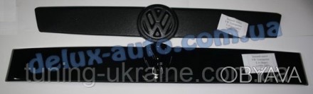Решетка верхняя зимняя глянцевая на косую морду на Volkswagen T4 Caravelle/Multi. . фото 1