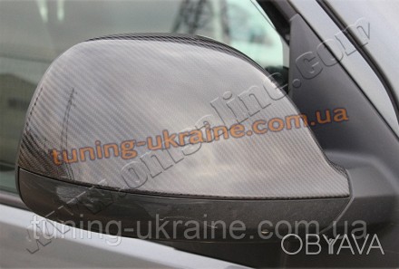  Накладки на зеркала карбон Omsa на Volkswagen T5 2010 изготовлены из пищевой не. . фото 1