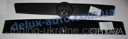 Решетка зимняя верхняя глянцевая на прямую морду на Volkswagen T4 Transporter из. . фото 1