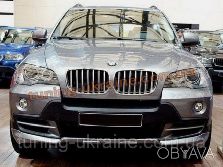 Накладки на бампер передняя и задняя для BMW X5 E70 2006-2013 - выразительные и . . фото 1