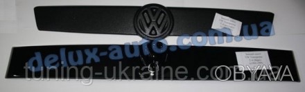 Решетка зимняя верхняя глянцевая на косую морду на Volkswagen T4 Transporter изг. . фото 1