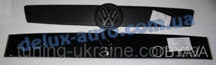 Решетка зимняя верхняя глянцевая на прямую морду на Volkswagen T4 Caravelle/Mult. . фото 1