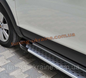  Боковые пороги оригинал в X5 Style на Honda CR-V 2010-12 изготовлены из качеств. . фото 2