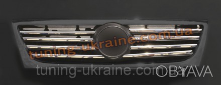  Накладки на решетку радиатора Omsa на Volkswagen Passat B6 2005-2010 изготовлен. . фото 1