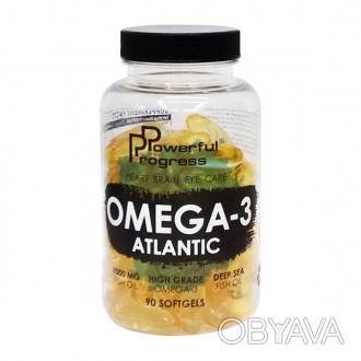 
 
Omega 3 Atlantic от Powerful Progress – комплекс полиненасыщенных жирных кисл. . фото 1
