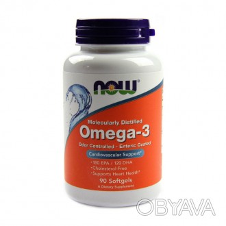 
 
NOW Omega-3 Odor Controlled - Enteric Coated – это источник натурального конц. . фото 1