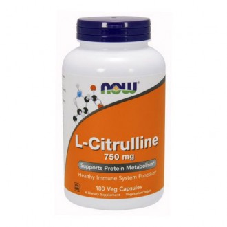 Л-Цитрулін Now Foods L-Citrulline 750 mg 180 капсул. Киев. фото 1 Л-Цитрулін Now Foods L-Citrulline 750 mg 180 капсул. Киев. фото 1