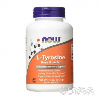 
 
Центральным ингредиентом пищевой добавки L-Tyrosine Pure Powder от NOW - амин. . фото 1