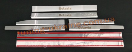 
Хром накладки на стекло молдинг стекла стекольный молдинг для Skoda Octavia A5 . . фото 3