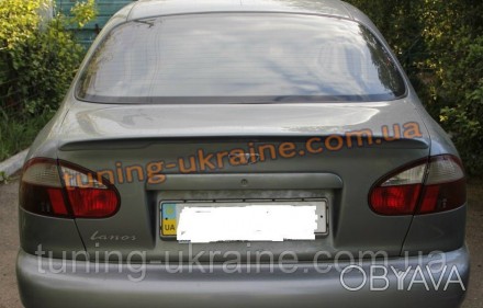 Лип спойлер на Chevrolet Lanos Седан. Производиться в Украине. Изготовлен из кач. . фото 1