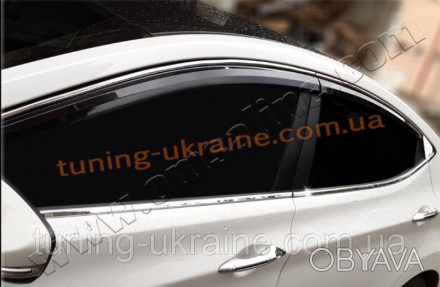  Полный комплект молдингов на стекла Omsa на Hyundai Elantra 2011-2016 изготовле. . фото 1