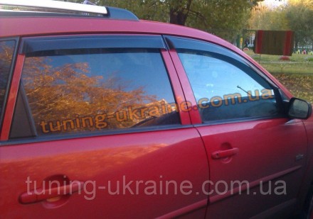 Дефлекторы окон (ветровики) COBRA-Tuning на PONTIAK VIBE II 2008. Харків. фото 1 Дефлекторы окон (ветровики) COBRA-Tuning на PONTIAK VIBE II 2008. Харків. фото 1