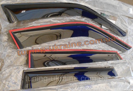 Дефлекторы боковых окон COBRA TUNING на BMW 5 Sedan F10/11 2009-15. Ветровики на. . фото 7