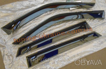 Дефлекторы боковых окон COBRA TUNING на BMW 5 Sedan F10/11 2009-15. Ветровики на. . фото 1