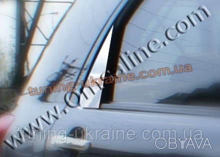  Накладки на стекло-косынку (треугольник) Omsa на Daihatsu Terios 2006 изготовле. . фото 1