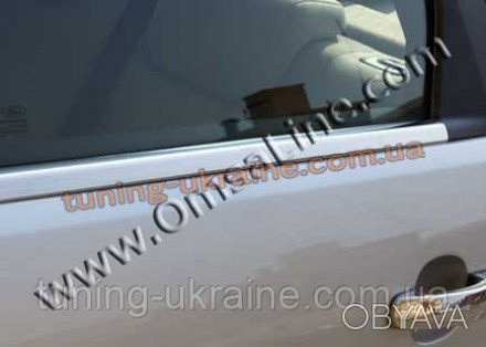  Нижние молдинги стекол Omsa на Nissan Pathfinder R51 2005-2010 изготовлены из п. . фото 1
