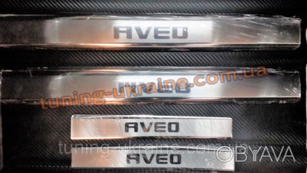 
Хром накладки на пороги на пластик с штамповкой для Chevrolet Aveo 2006-2011
Хр. . фото 1