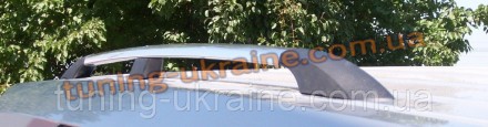 Автомобильные рейлинги с металлическими концевиками ALM на Фиат Фиорино 2008+ ус. . фото 8