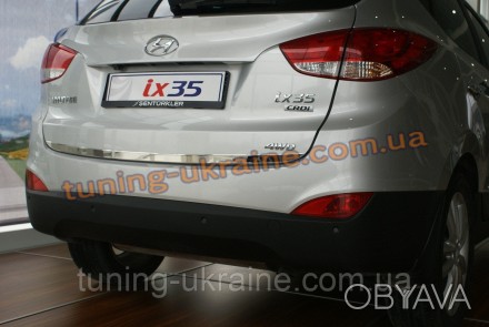  Нижняя кромка крышки багажника Omsa на Hyundai ix35 2010-2013 изготовлена из пи. . фото 1